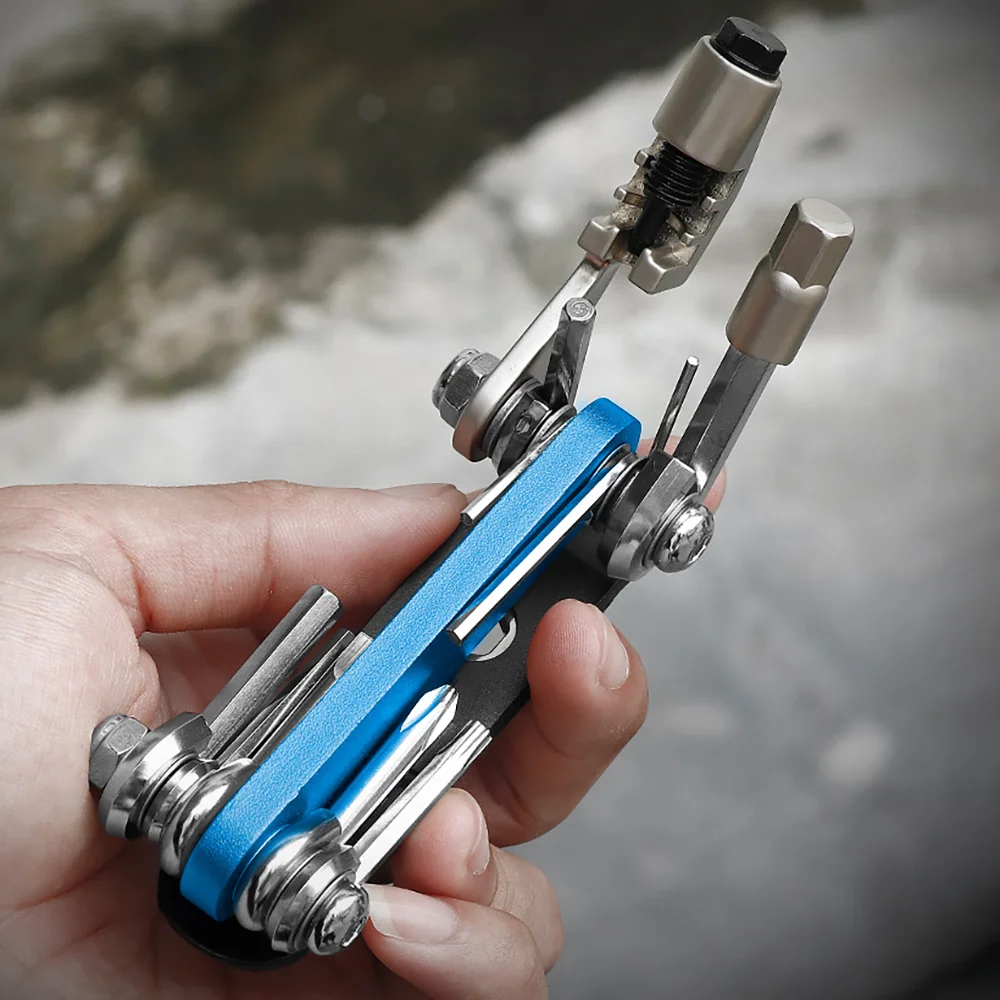 13 in 1 Bicycle Repair Multi functional Combination Tool Mini Portable Bicycle Repair