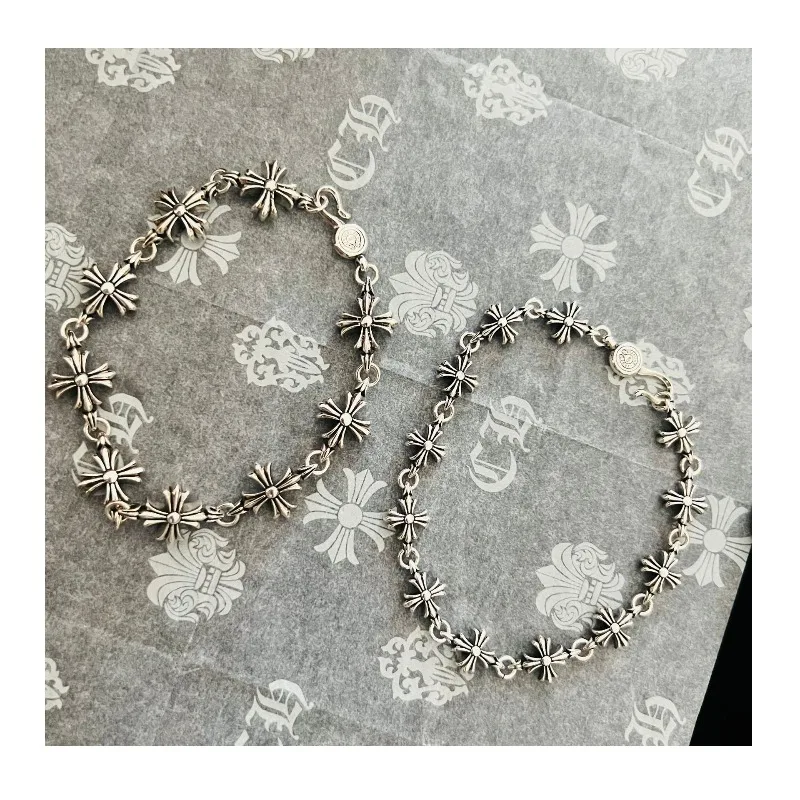 

Cross Bracelet Retro Old Size Gothic Men and Women with The Same Simple Couple Bracelet
