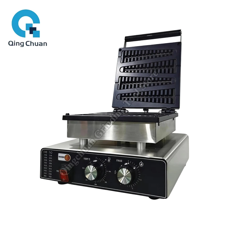 

Tree Shape Waffle Maker Non Stick Professional Commercial Electric Stainless Steel Snack Equipment Pine Tree Waffle Machine