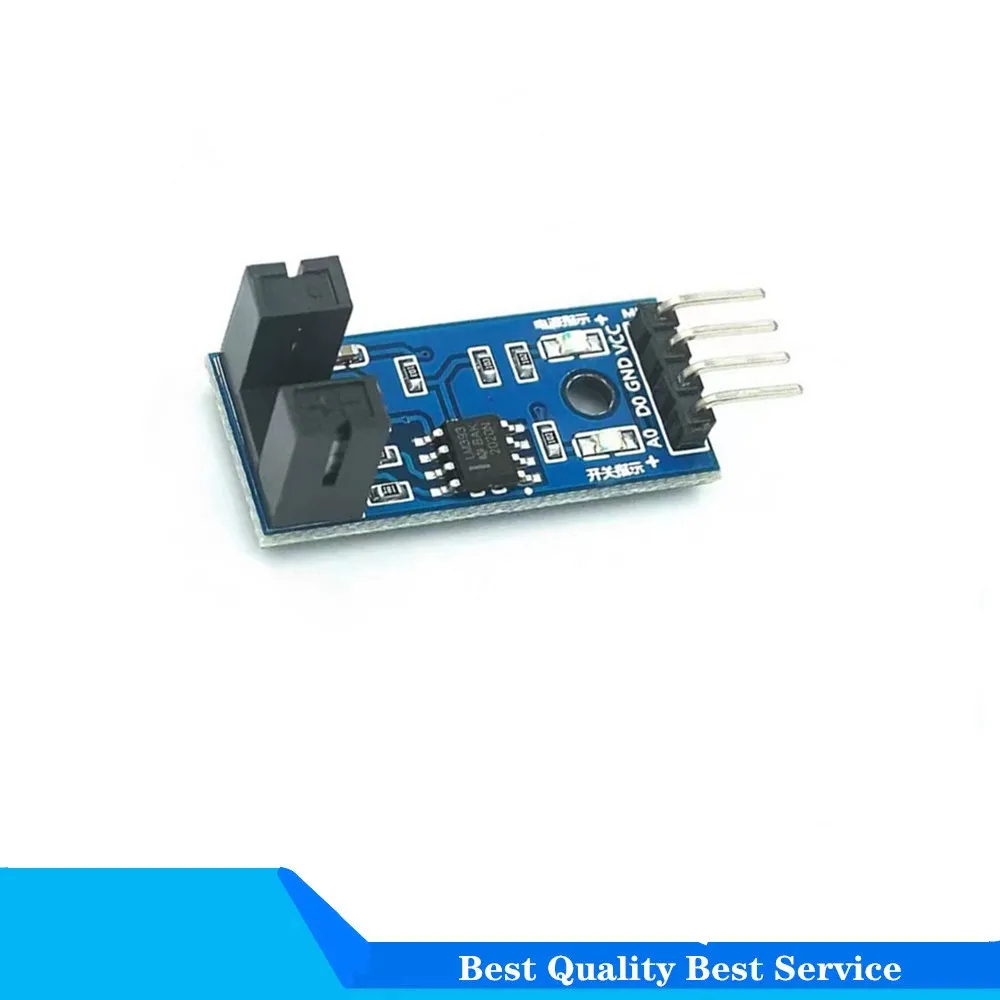 10pcs IR Infrared Slotted Optical Speed Measuring Sensor Optocoupler Module For Motor Test PIC AVR