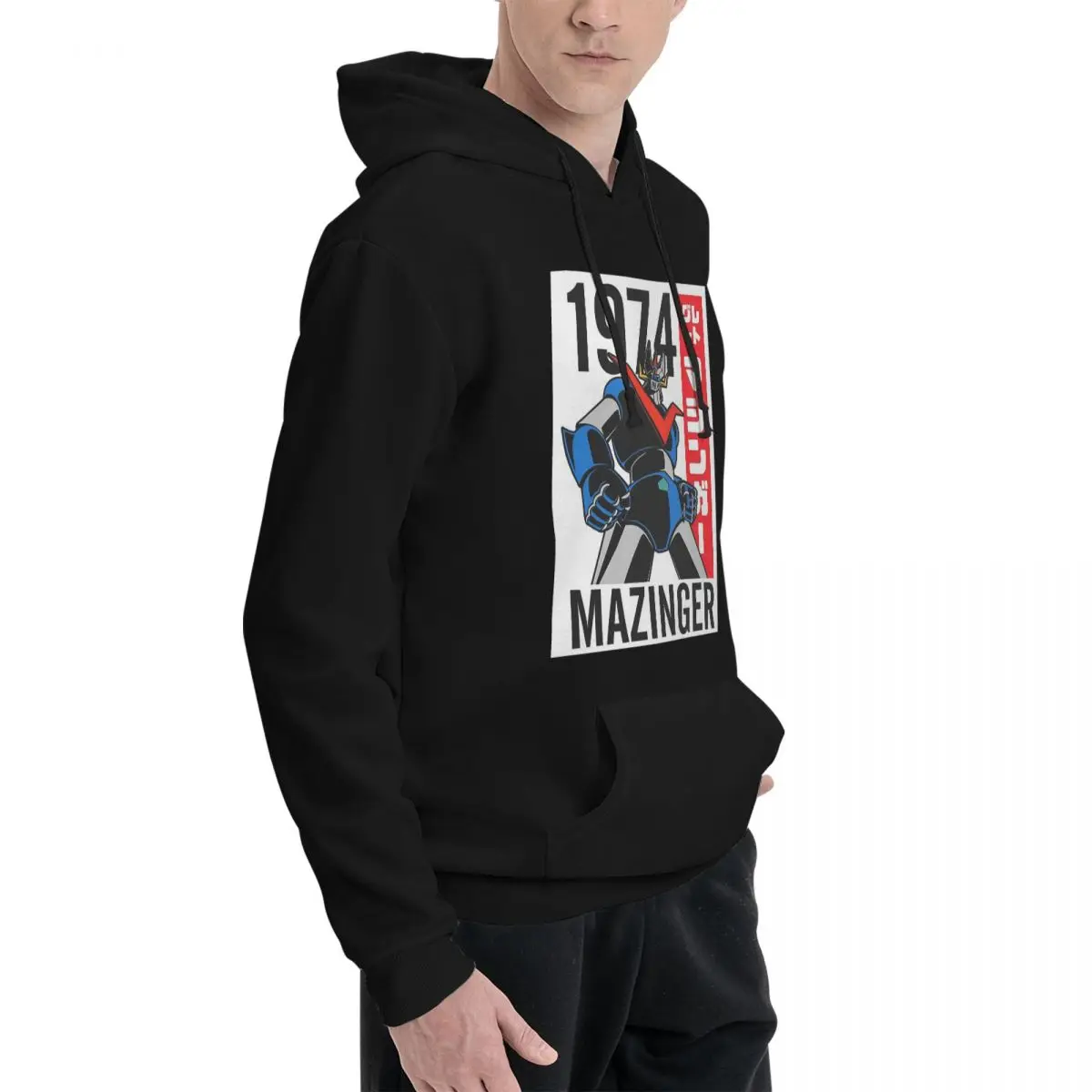 Mazinger Z Mad Robot Grendizer Anime Manga Hoodies Men Women Casual Pullover Sweatshirt Harajuku Sleeve Hooded Autumn Winter
