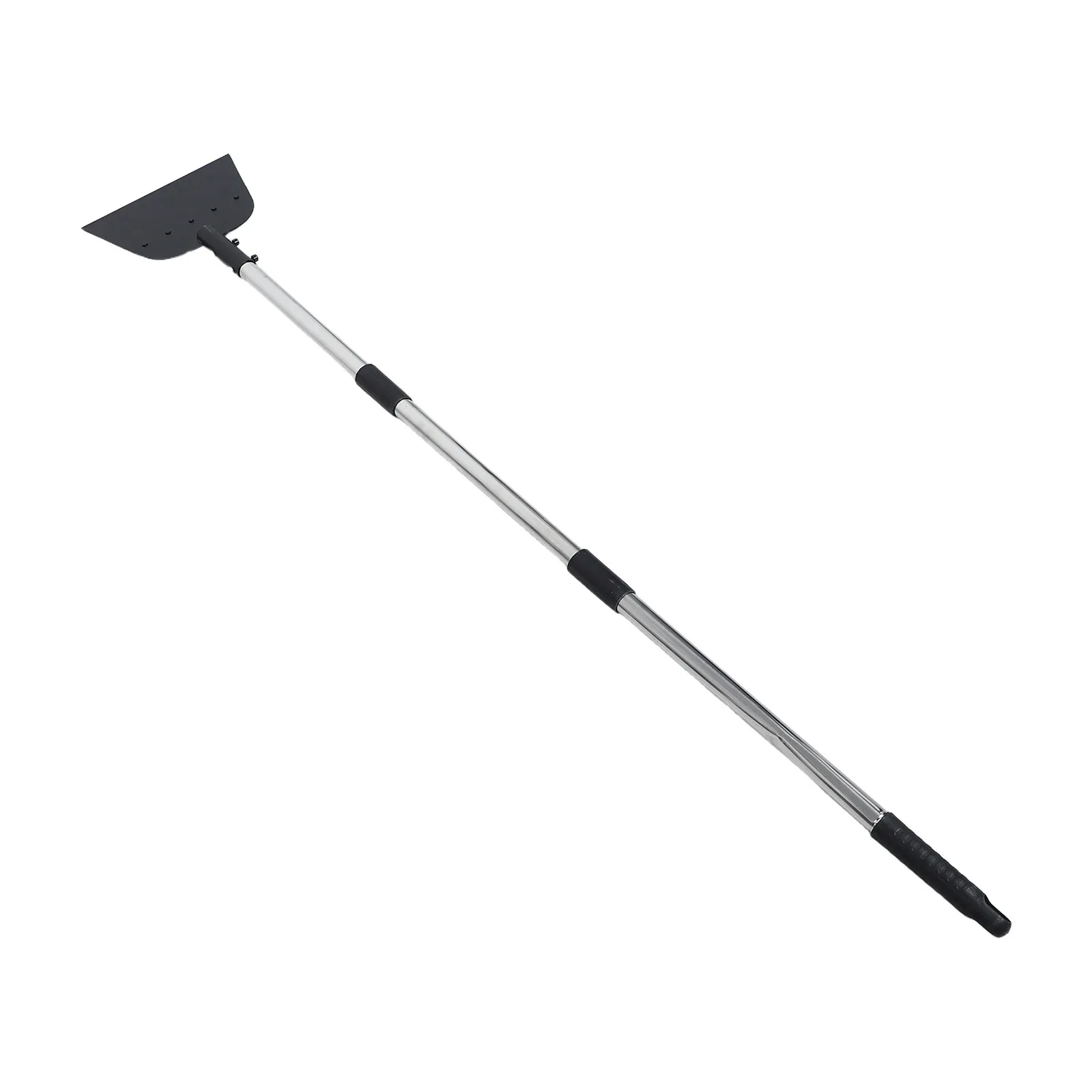 Boat Bottom Scraper Stainless Steel Adjustable Long Handle Multifunctional Shovel for Barnacle Removal Gardening Floor Ice