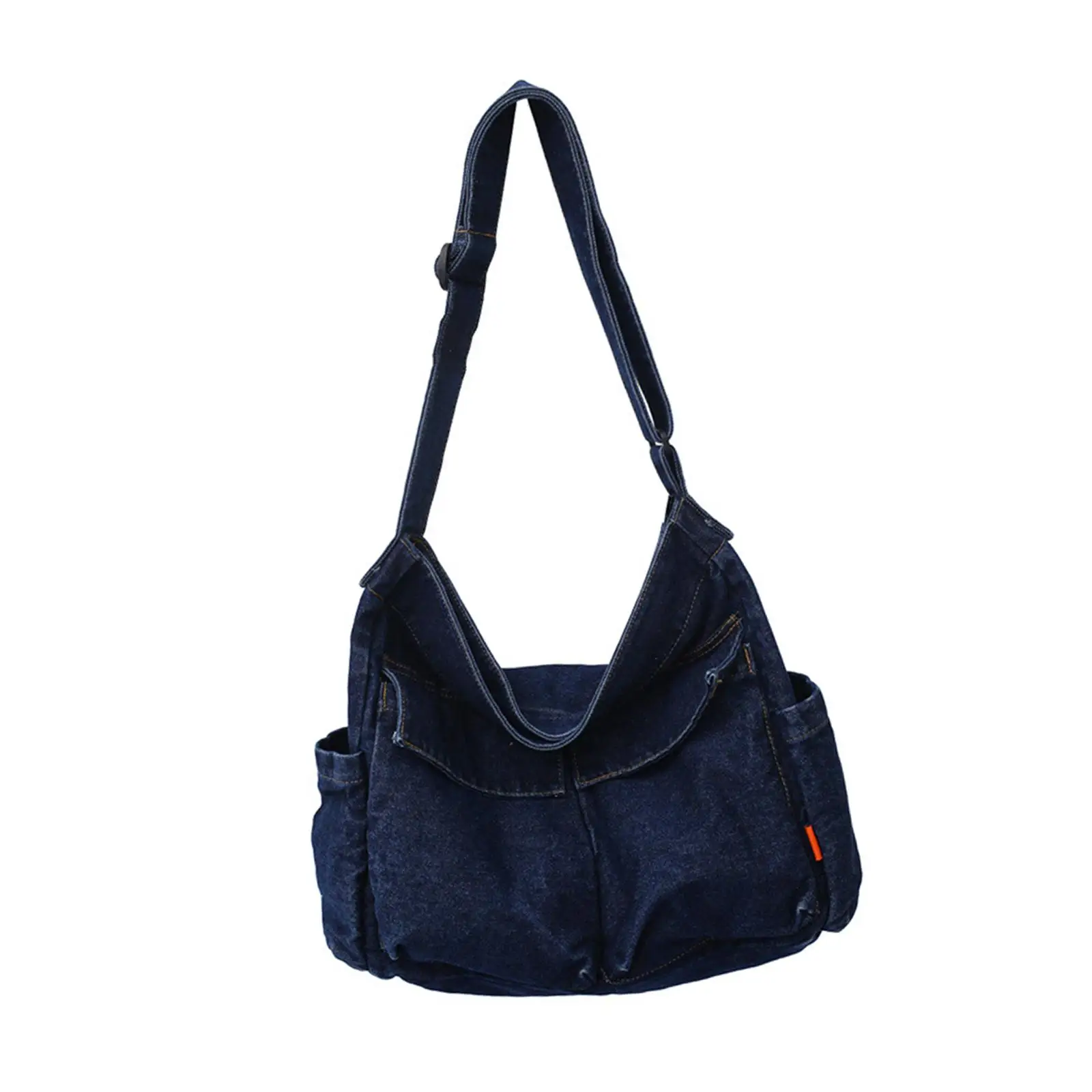 Hobo Bag com alças ajustáveis, vários bolsos, bolsa Tote, viagem à praia, escola