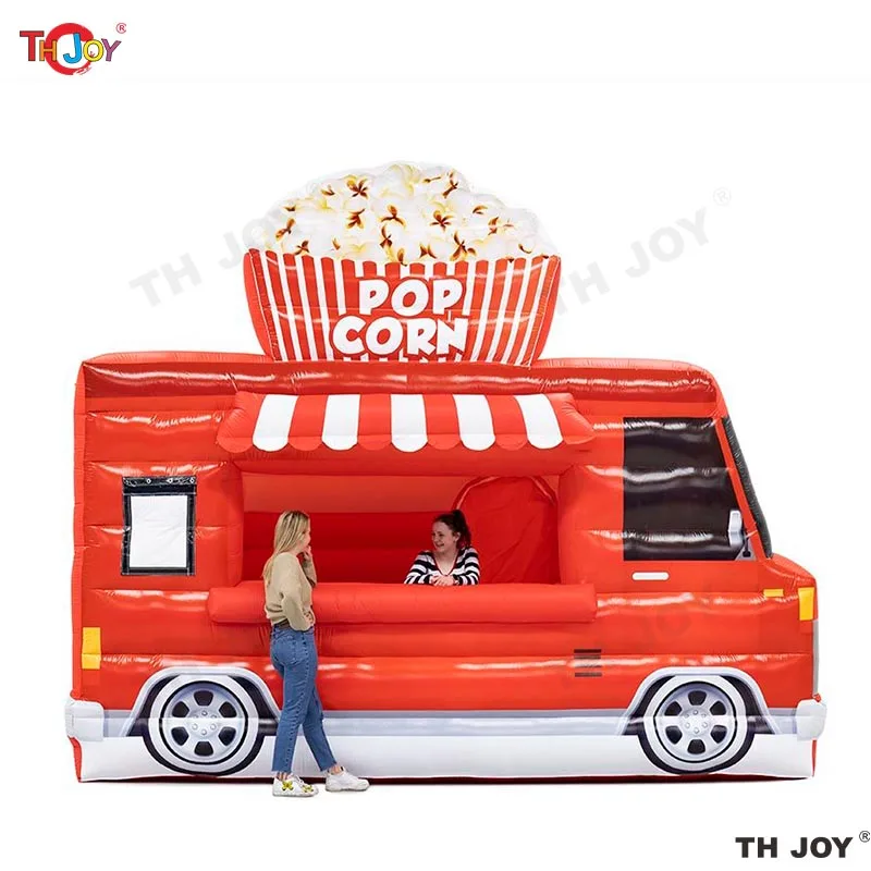 Outdoor Portable Inflatable Drinks & Snacks Food Truck Selling Bar Inflatable Concession Stand Booth Tent