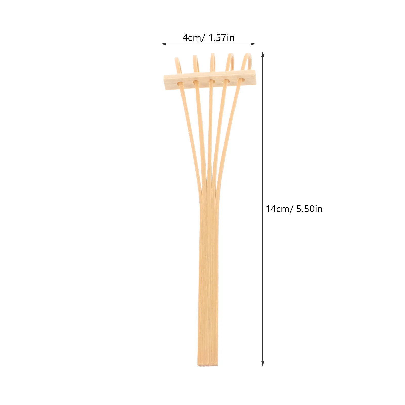 3 pcs Steel Rake Garden Tool Lawn Yard Leaf Handle Halloween Christmas New Year Office Desk Decor Living Room Coffee Table