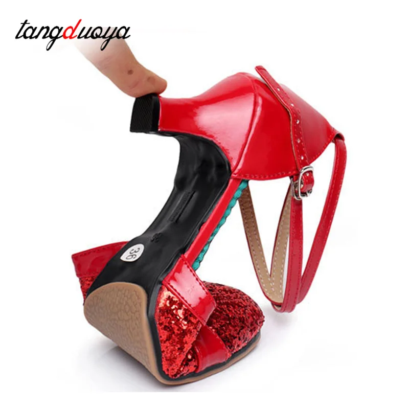 New Women Ballroom Shoes Dance-Shoes Latin Dance Shoes Soft Ladies Girls Tango Jazz Dance Shoes Salsa Sandal Drop shipping