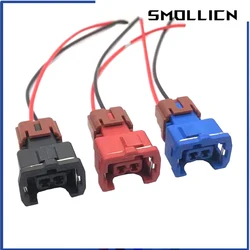 2 Pin AMP Waterproof Automotive Wire Harness Knock Sensor Plug For Nissan MMC 4G91 4G92 4G93 Fuel Injector PB185-02326