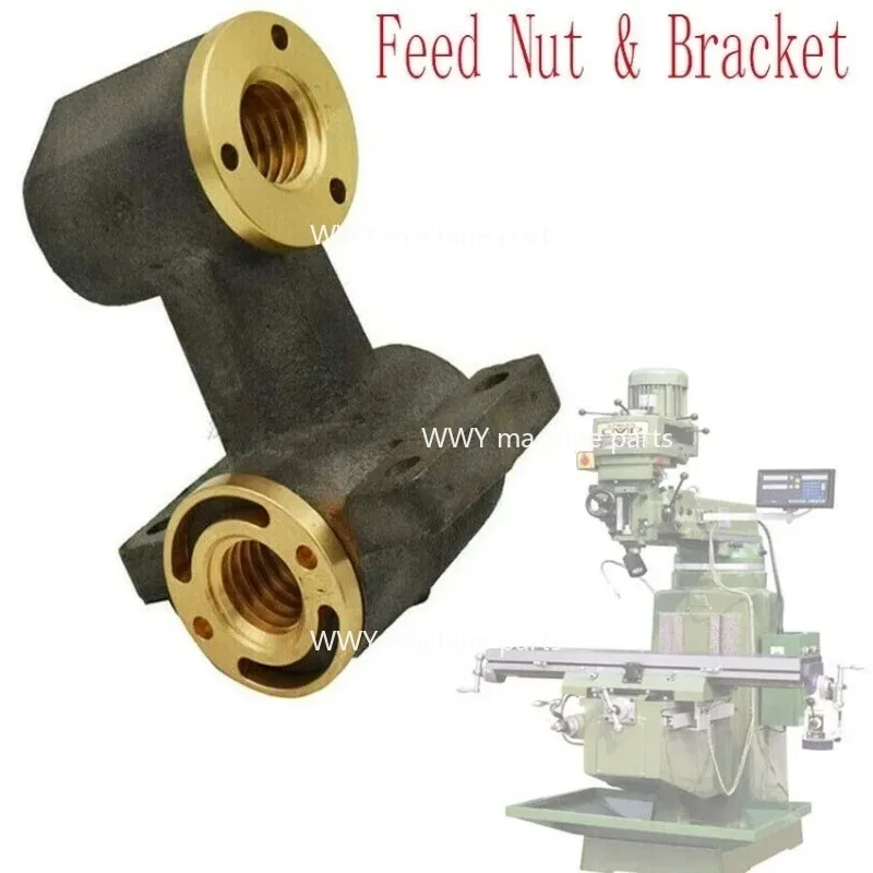 Suitable for New Milling Machine J-head, X-axis and Y-axis Feed Nuts and Brackets