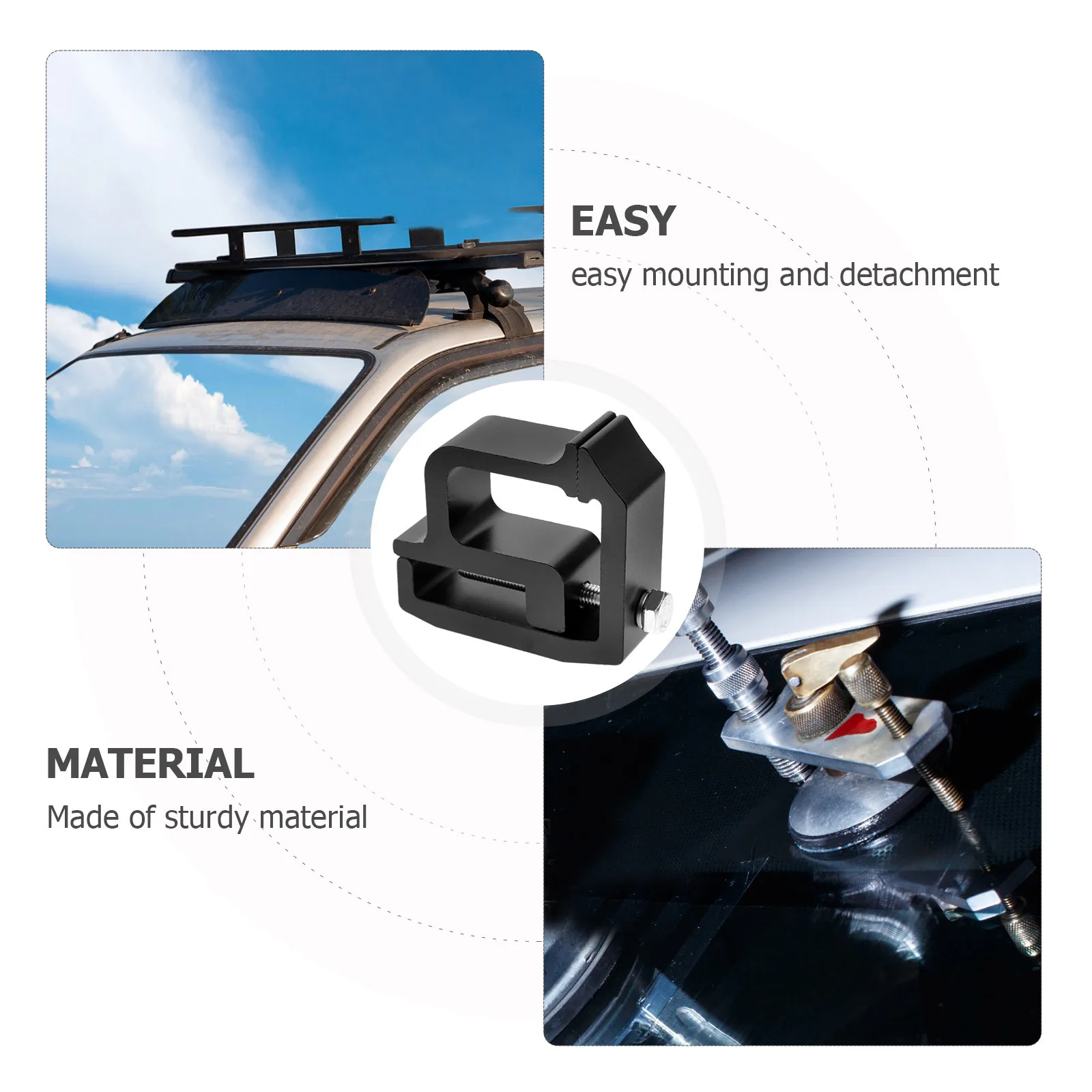 

Truck Cap Mounting Clamp Heavy Duty Aluminum Camper Shell Clamp Secure Fit for Truck Bed Topper Clamps Ladder Rack Clamps