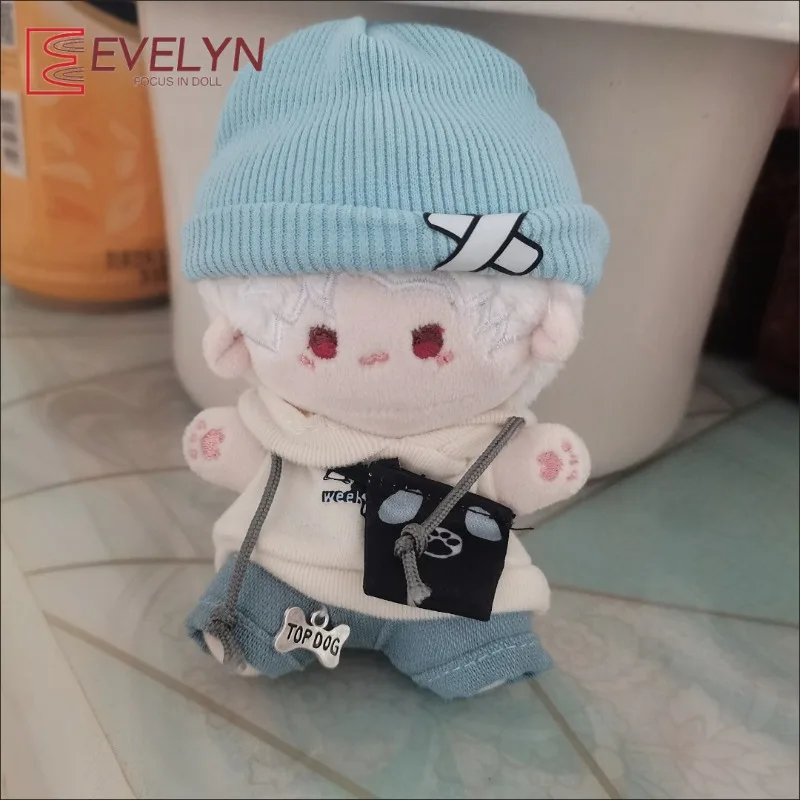 

Evelyn Fashion Hats Clothes Outfit For 10cm Cotton Doll Love and Deepspace Xavier Zayne Rafayel ralayo Sylus Idol Pendant Gift
