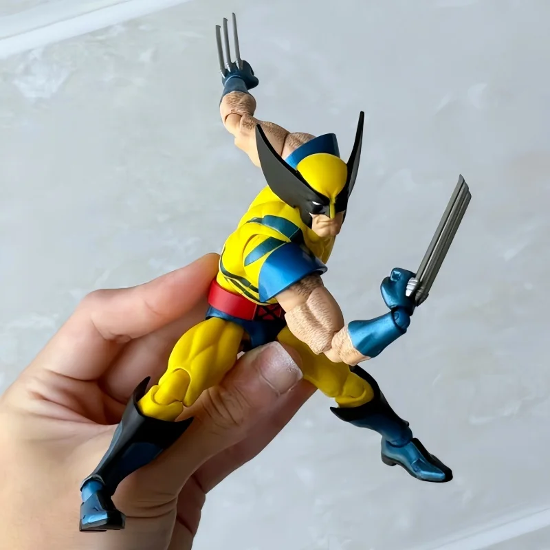 Medicom-Mafex X-Men Wolverine Versão em Quadrinhos, James Howlett, Logan, Personagem Anime, Brinquedos Colecionáveis, Nova Chegada, No.096