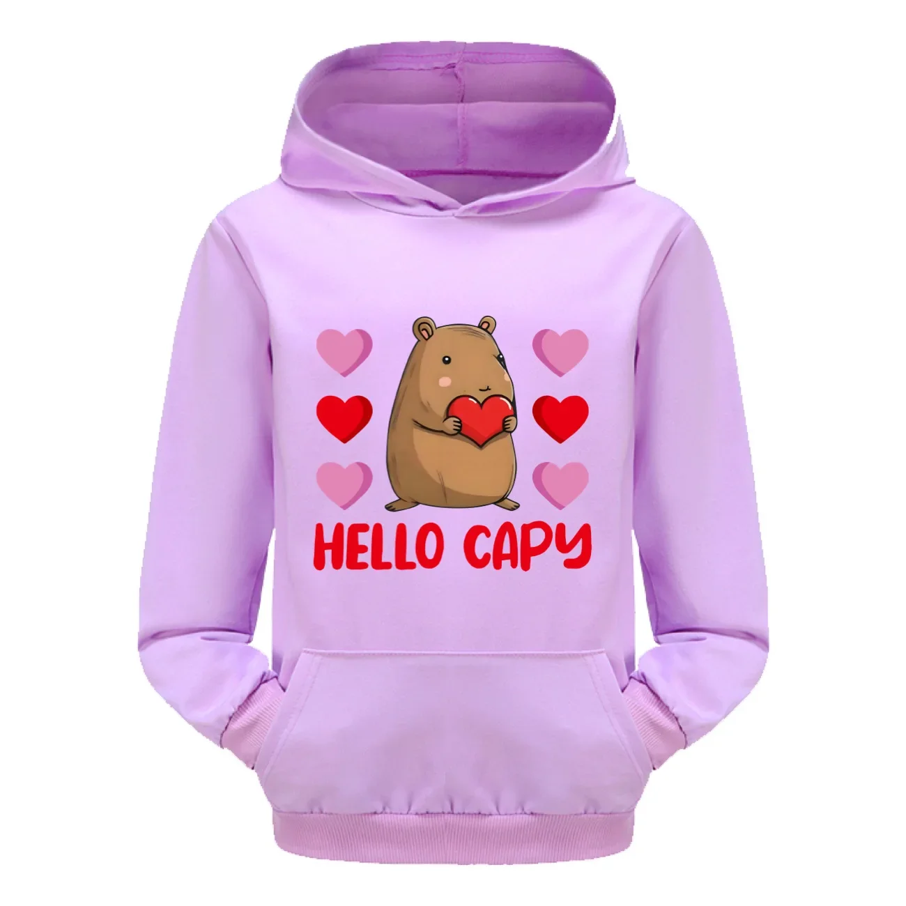 

2025 Newest Capibara Hoodie Kids Cartoon Capivara Clothes Baby Girls Hoody Sweatshirts Teenager Boys Long Sleeve Outerwear&coat