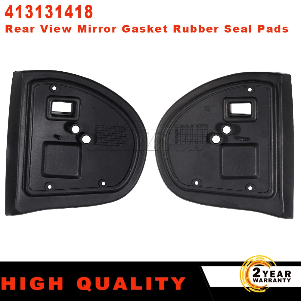 2 Pieces Car Exterior Door Mirror Gasket Rubber Seals For E/C Class W211 W203 2000-2009 Side Door Rearview Mirror Base 413131418