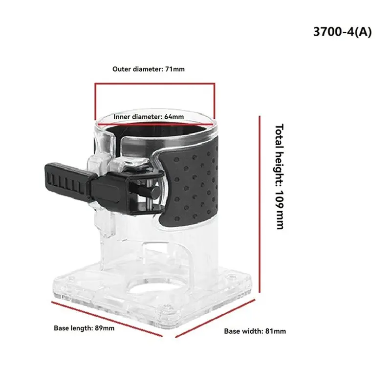 5X Wood Router Base Electric Trimmer Base Woodworking Trimming Milling Machine Base For RT0701C For WU601