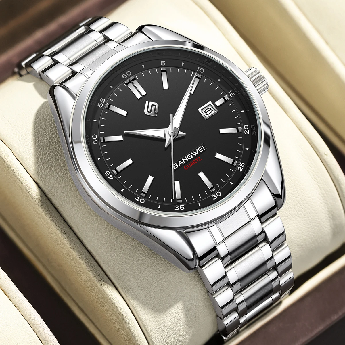 2025 Nuovo LIGE Orologio di lusso Business Orologio maschile impermeabile Data luminosa Orologio da uomo al quarzo militare in acciaio inossidabile reloj hombre