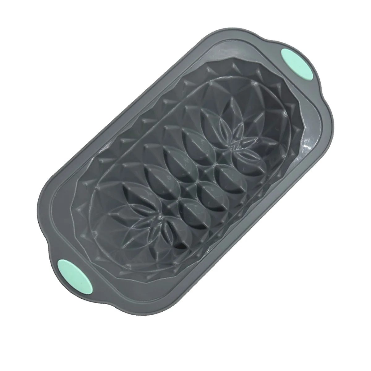 Silicone Loaf Pan Lotus Embossed Non-Stick Bread Baking Tray Oven Safe Pound Cake Mould Household Kitchen DIY Dessert Bakeware