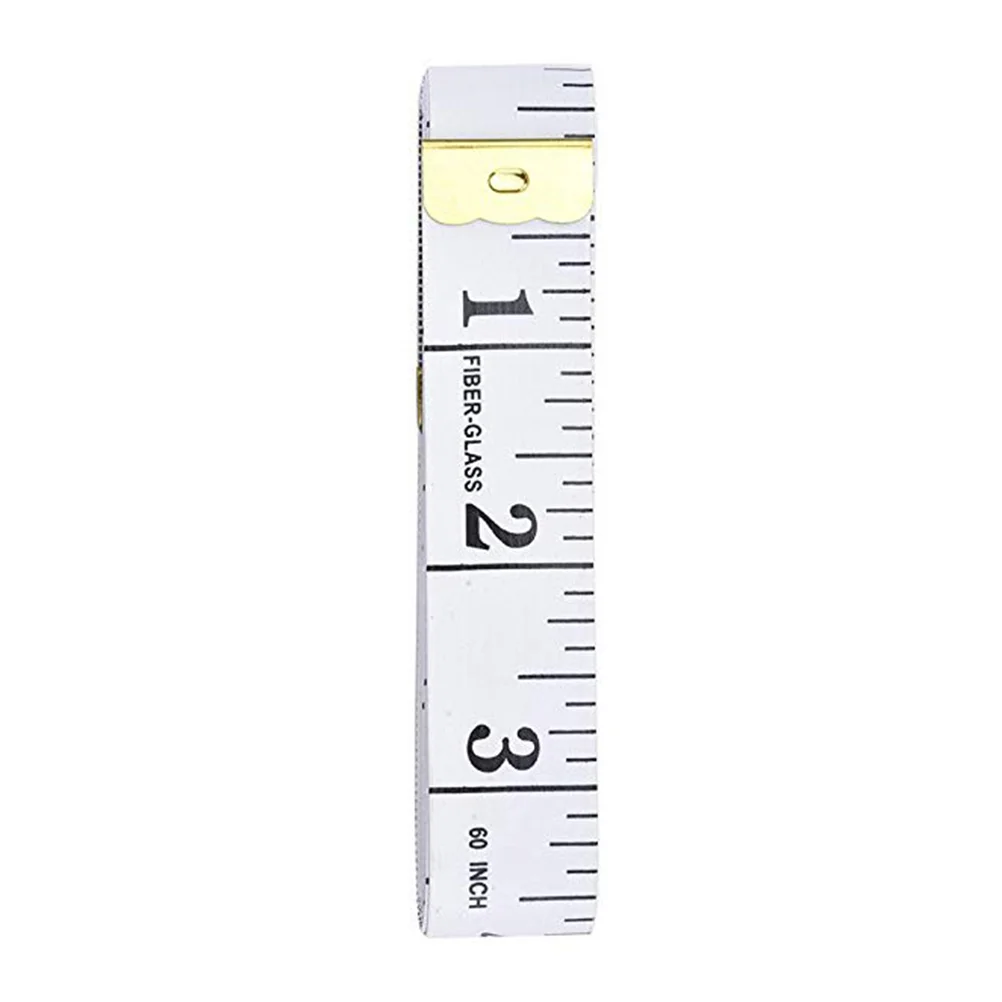 12pcs Sewing Ruler with Feet Inch Measure for Weight Loss Body Measurement Sewing Tailor Craft (White)