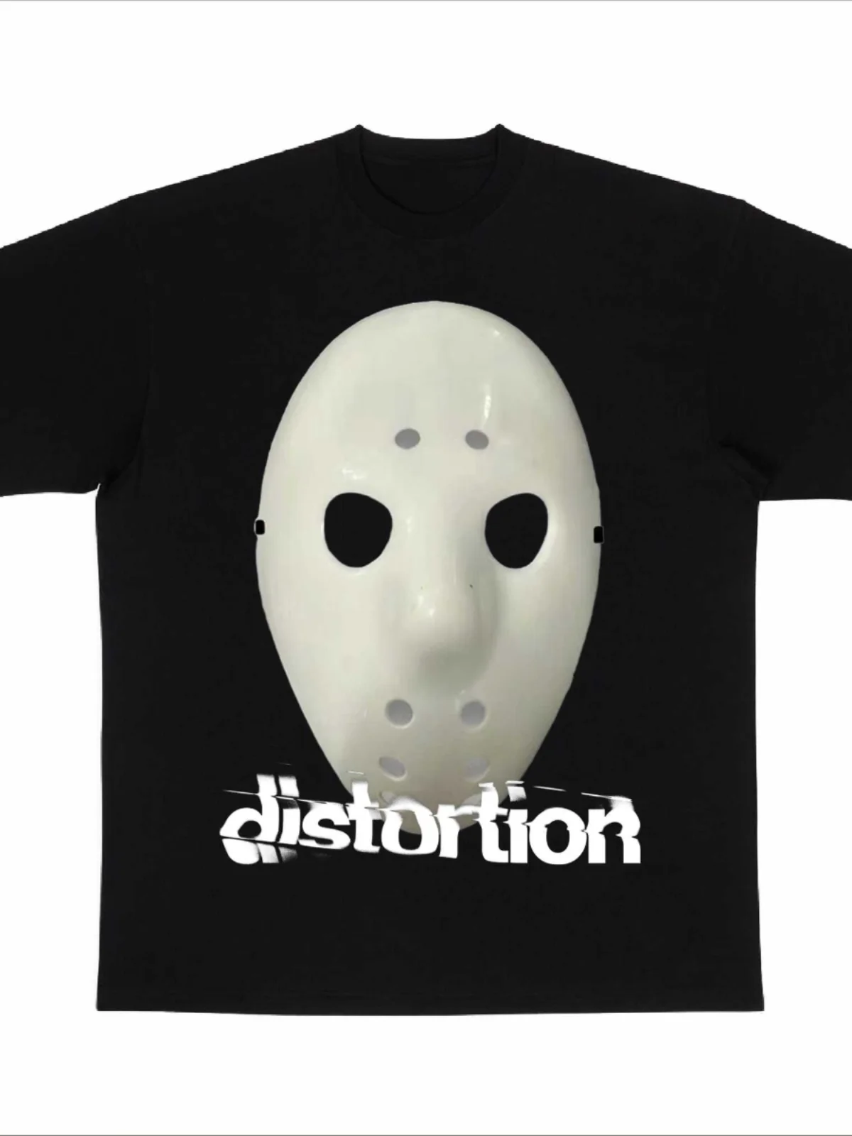 

Summer Men's 100% Pure Cotton Print Horror Mask Round Neck T-shirt Clothes Size S-4XL Motorcycle Tees Top Unisex