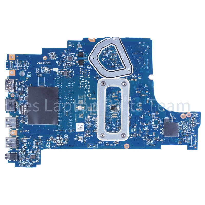 LA-G716P لأجهزة الكمبيوتر المحمول Dell 7390 اللوحة الرئيسية 0XHR1J 0R1CJX i5-10210U اللوحة الأم i7-10510U