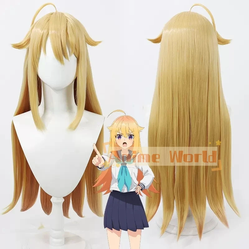 

Anime Yuri Shikanoko Nokonoko Shitantan My Deer Friend Nokotan Torako Koshi Cosplay Wig Orange Yellow Long Synthetic Hair