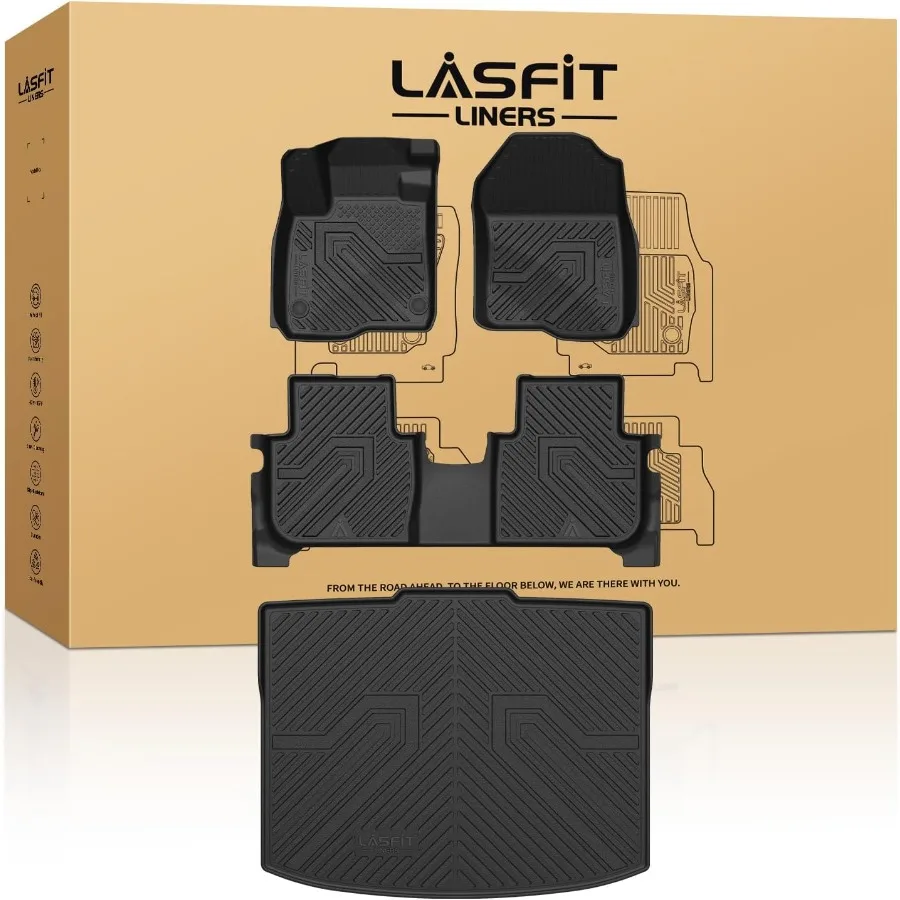 

Набор всепогодных напольных ковриков из ТПЭ и грузовых вкладышей для Honda CRV 2023 2024 2025 2026 не для гибридного полного покрытия для 1s