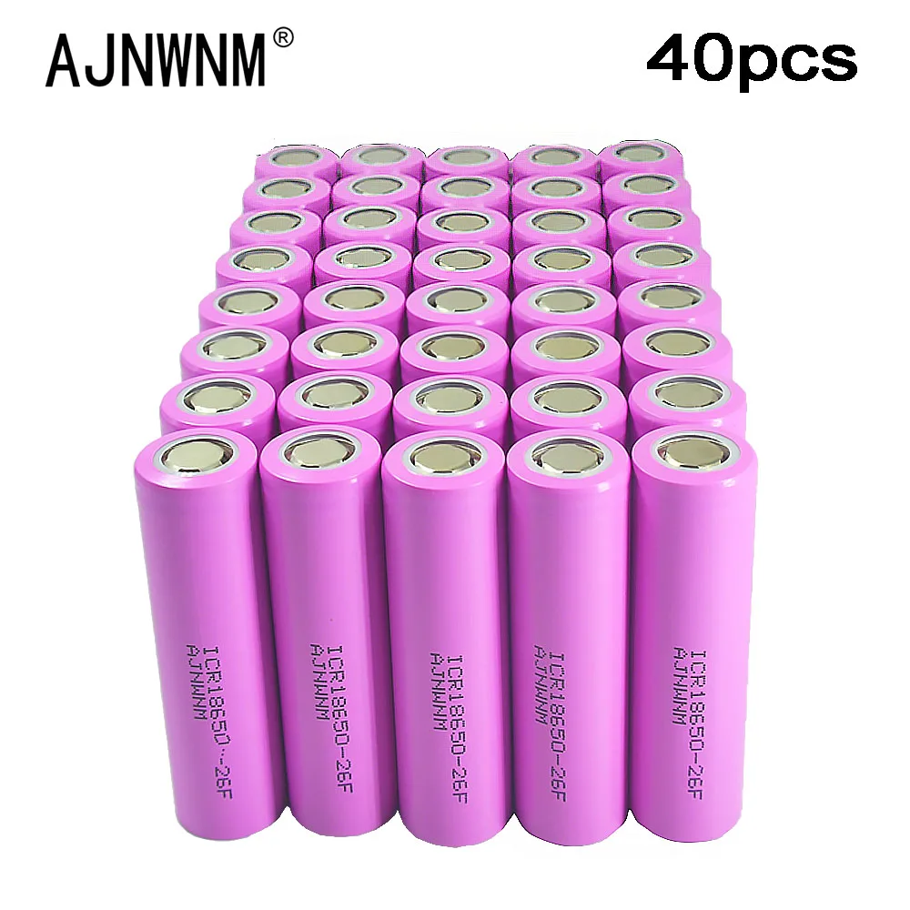 Batteria AJNWNM 18650 originale 2600Mah 3.7v batteria ricaricabile agli ioni di litio 18650 batteria ICR18650