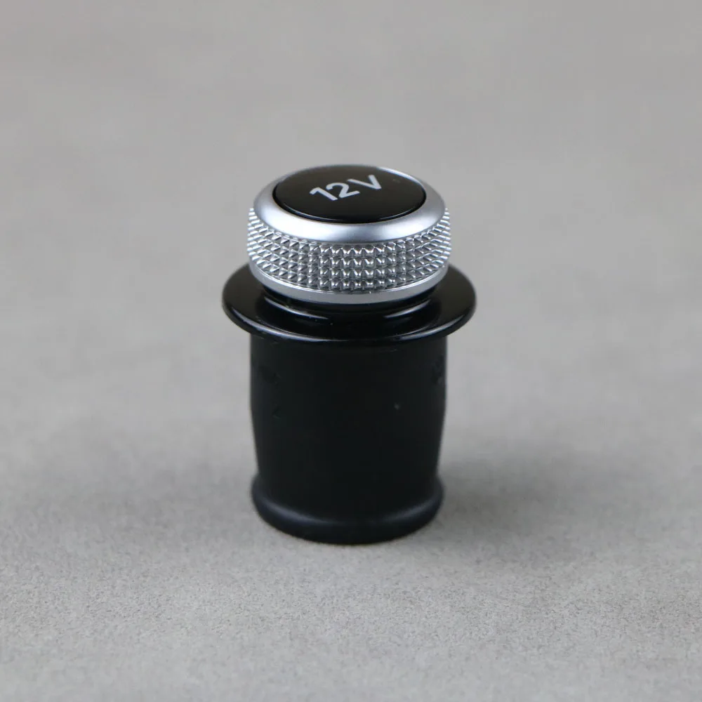 2 قطعة غطاء ولاعة السجائر مطلي بالكروم ولاعة السجائر التوصيل 8 واط 0919311   لأودي A3 A4 A5 Q2 Q7 R8 8W0 919 311 12V