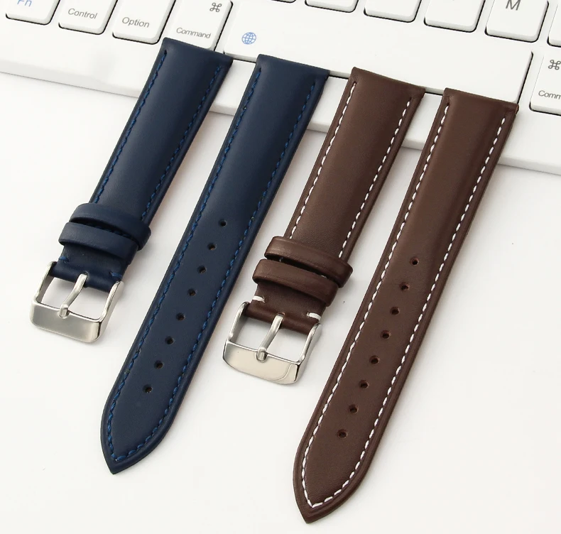 For Fila FLM38-793 737/FLL38-794 737 Men and Women Couple Genuine Leather Watch Band 18 20mm