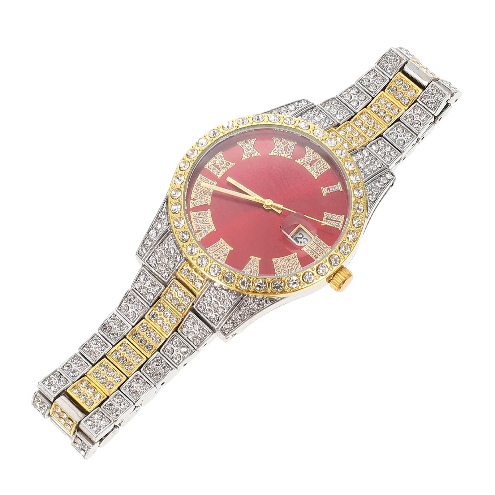 ساعة كوارتز من الفولاذ المقاوم للصدأ للرجال بتصميم بسيط وحزام قابل للتعديل وحركة دقيقة وخفيفة الوزن وأنيقة للهدايا