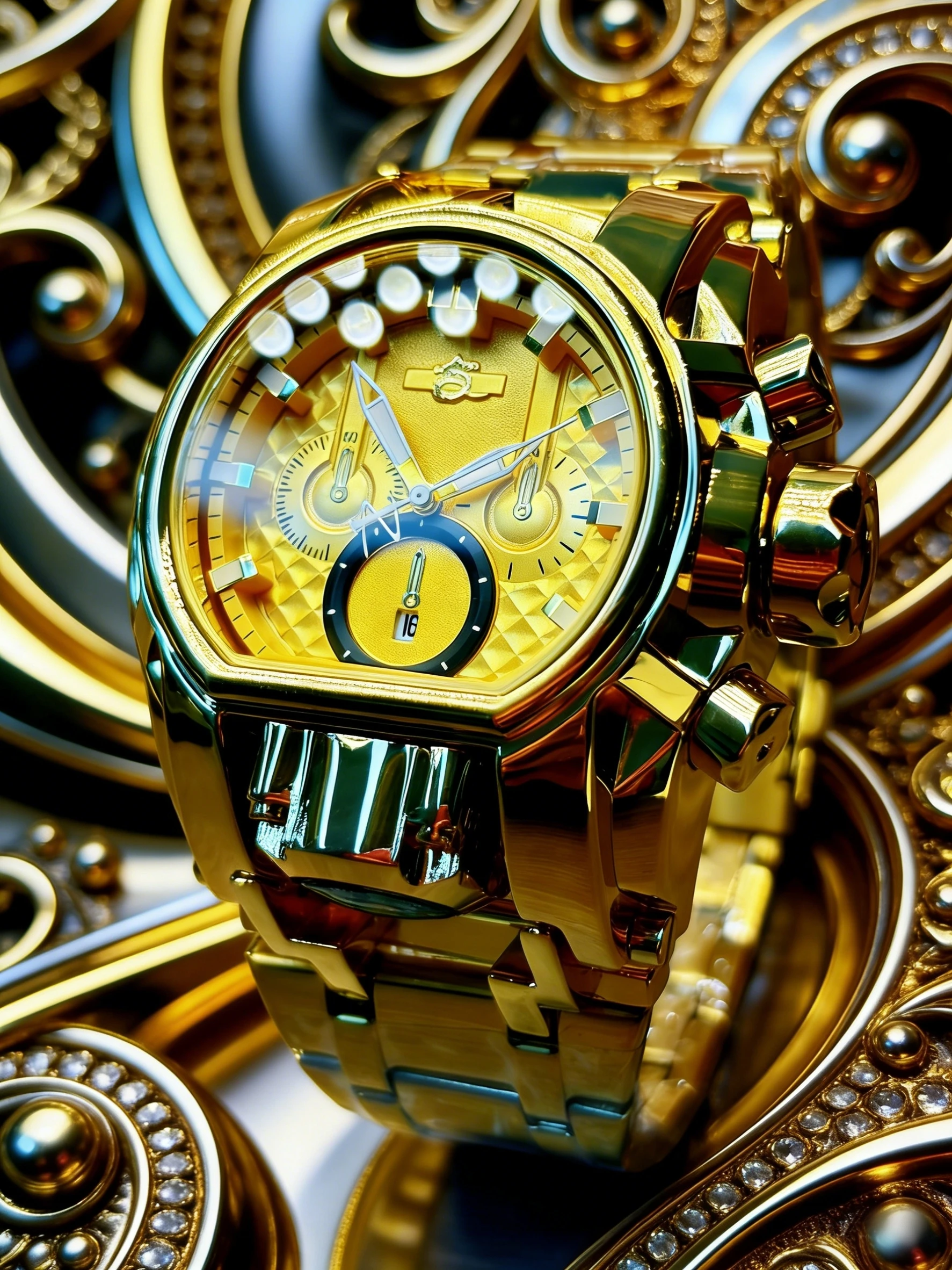 Luxurious Men's Punk-Style Watch, Unique Design and Fashionable Street Accessory, Hip-Hop Street Style Personality Watch for Trendy Men, Ideal Gift for Him, Durable and Practical