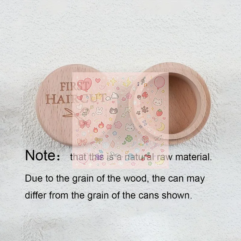 1Pcs Durable Collecting Teeth High Quality Baby Tooth Box Save Gifts Natural Solid Beech Wood Milk Teeth Organizer With Lid