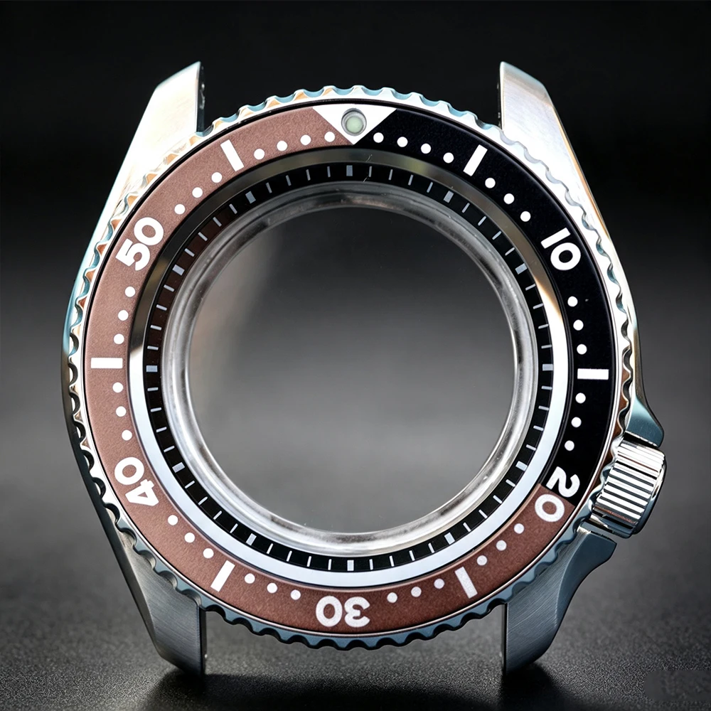 (Resist inferior products) Sapphire Glass Transparent Back SKX007 Case NH35/36 Movement 28.5mm Dial 3.8 Point Crown