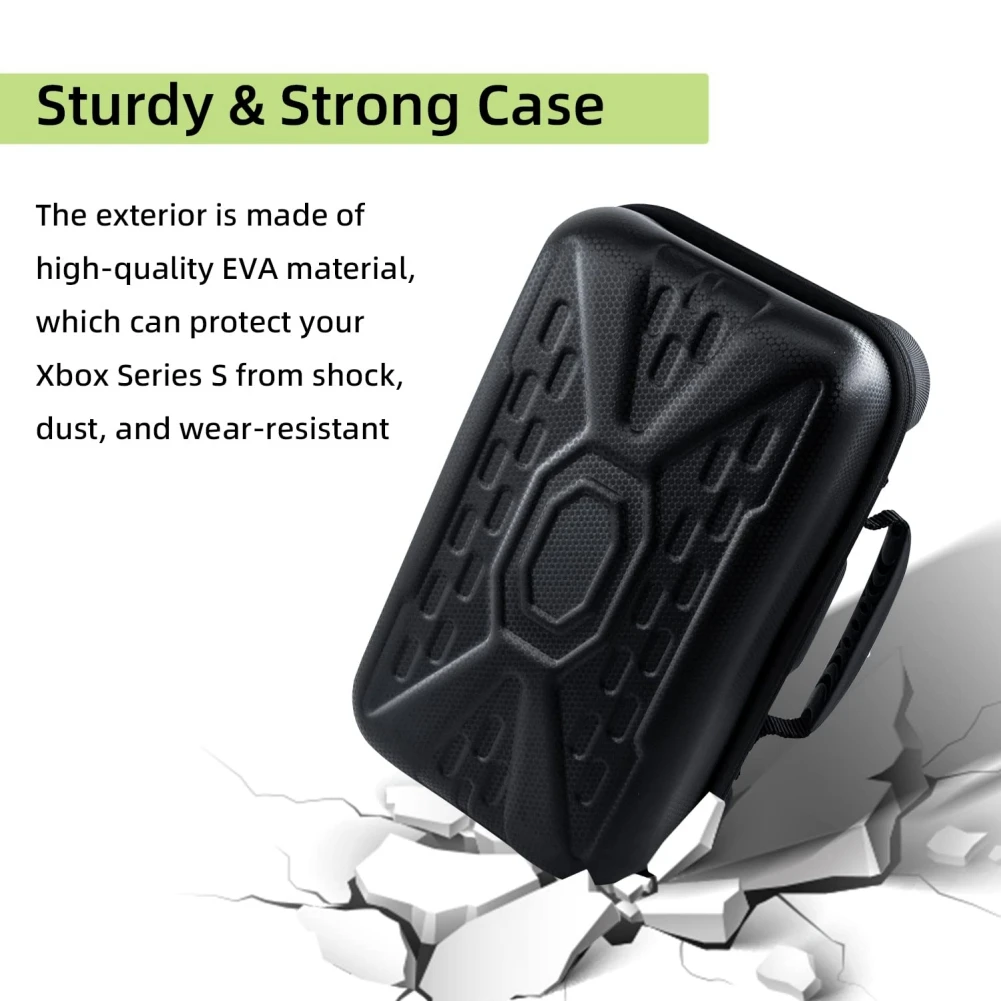 

All-in-One Storage Box Travel Carrying Case Game Console Accessories Hard EVA Protective Carrying Case for Xbox Series X/S Large