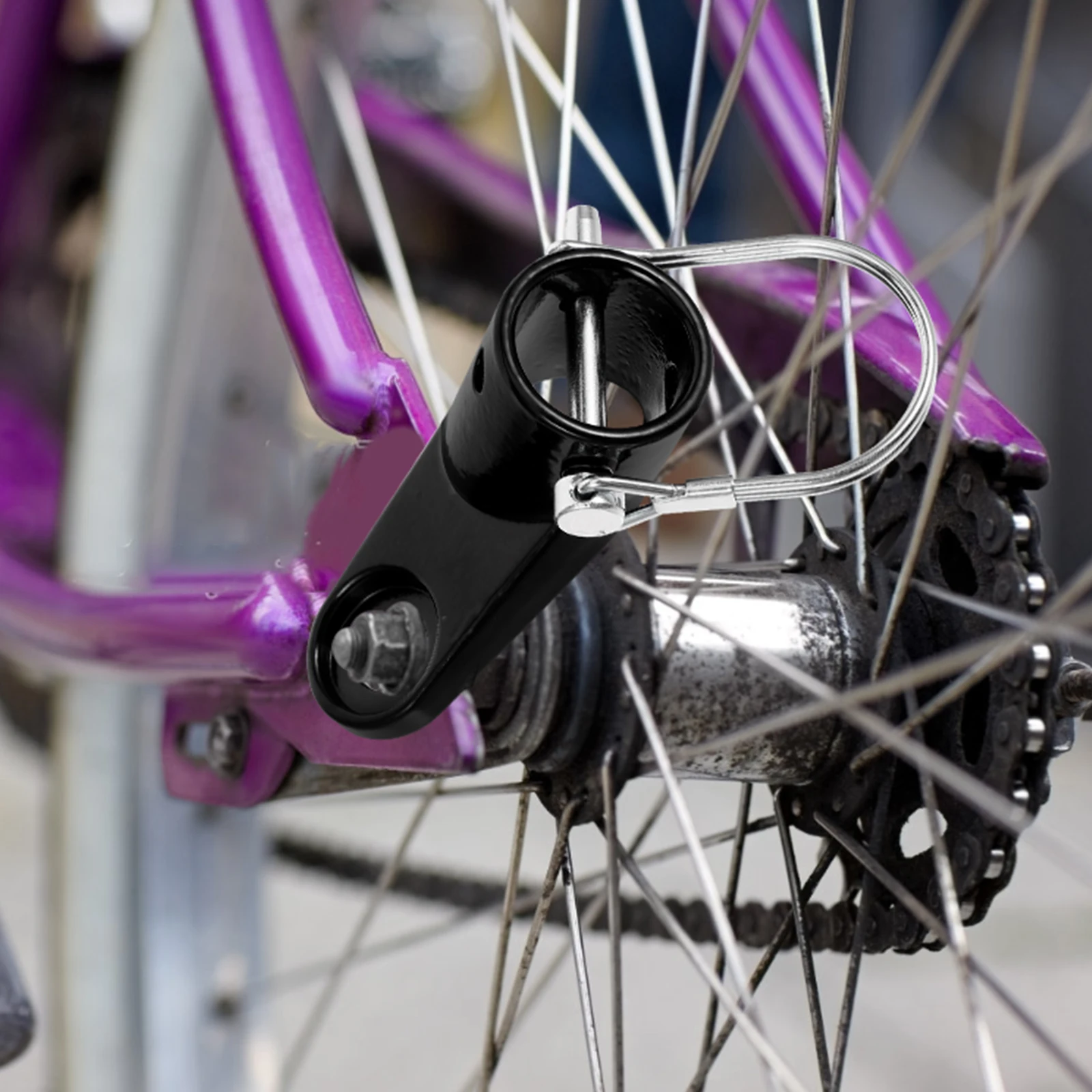 

Bike Trailer Hitch Coupler Adapter For Bicycle Accessories Stable Connector Rear Rack Attachment Cycling Safety Trailer Mounting