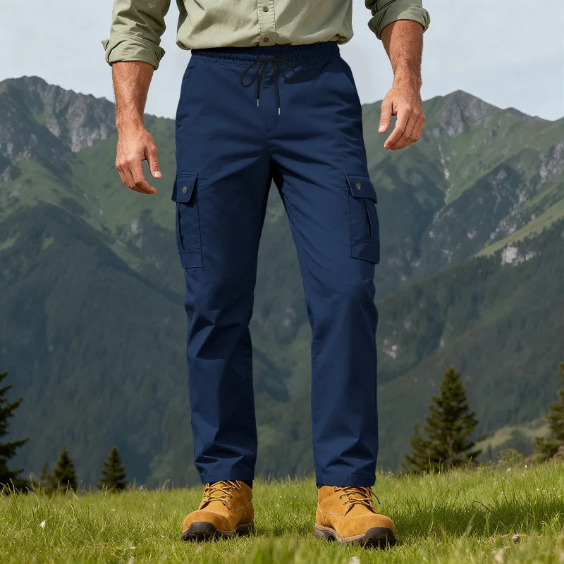 

2026 Spring and Autumn Outdoor Mountaineering Sports Casual Men's Overalls Quick-drying Windproof Casual