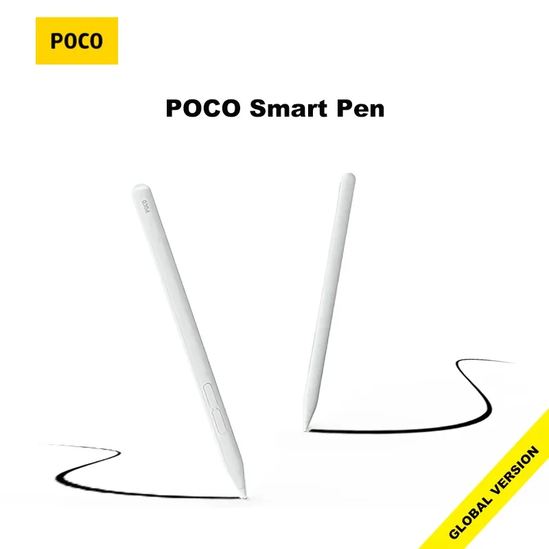 

Глобальная версия POCO Smart Pen 240 Гц частота дискретизации касания 4096 уровней чувствительности к нажатию Bluetooth 5.1 для Redmi Pad Pro