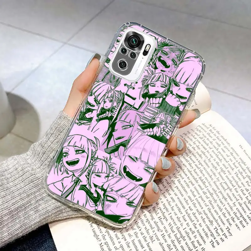 Cute Himiko Toga Anime Phone Case Coque For Xiaomi Redmi Note 13 12S 12 11 11S 11T 11E 10 Pro Plus 10S 9 9S 9T 8 8T Global 7 Cov