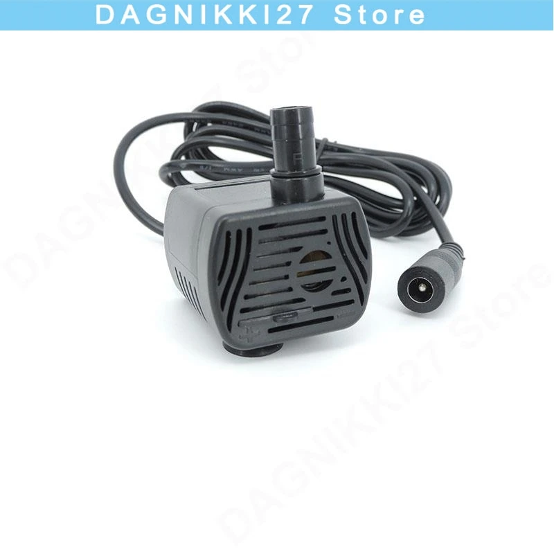 

Микроводяной насос постоянного тока 12 В, циклический бесщеточный двигатель, насос для дайвинга, 3 Вт, 200 л/ч, гидропонный фонтан для посадки овощей, ремесленный фонтан 5,5x2,1 мм V27