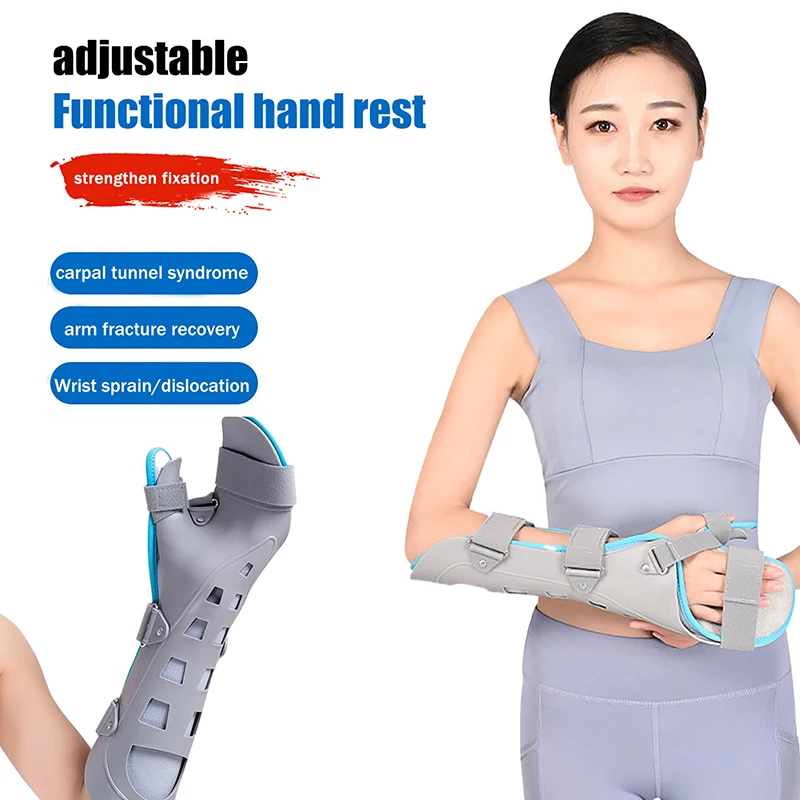 

Бандаж для поддержки запястья, регулируемый перелом руки, фиксированный ремень, растяжение связок, шина для туннеля запястья, корректор осанки, повязка для облегчения боли в суставах