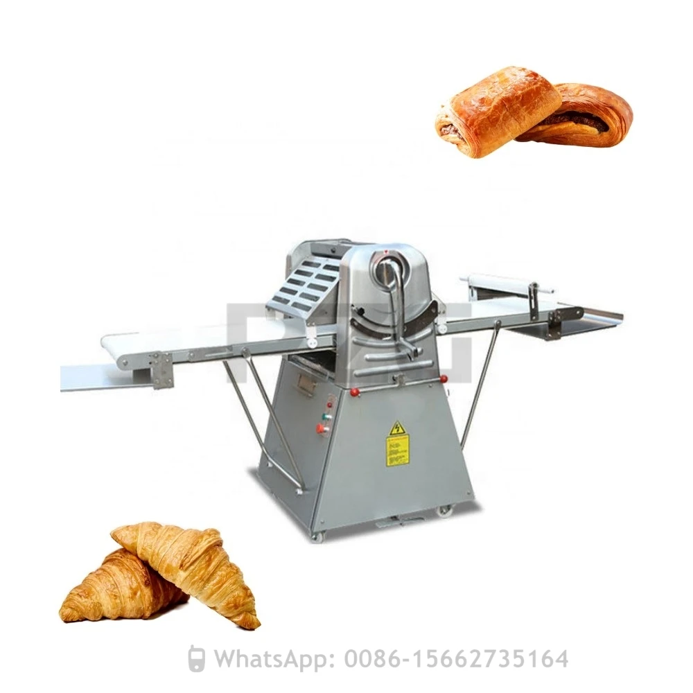 Commercial Pizza Bread Dough Sheeter Pastry Cake Shortening Making Machine Vertical Bakery Equipment