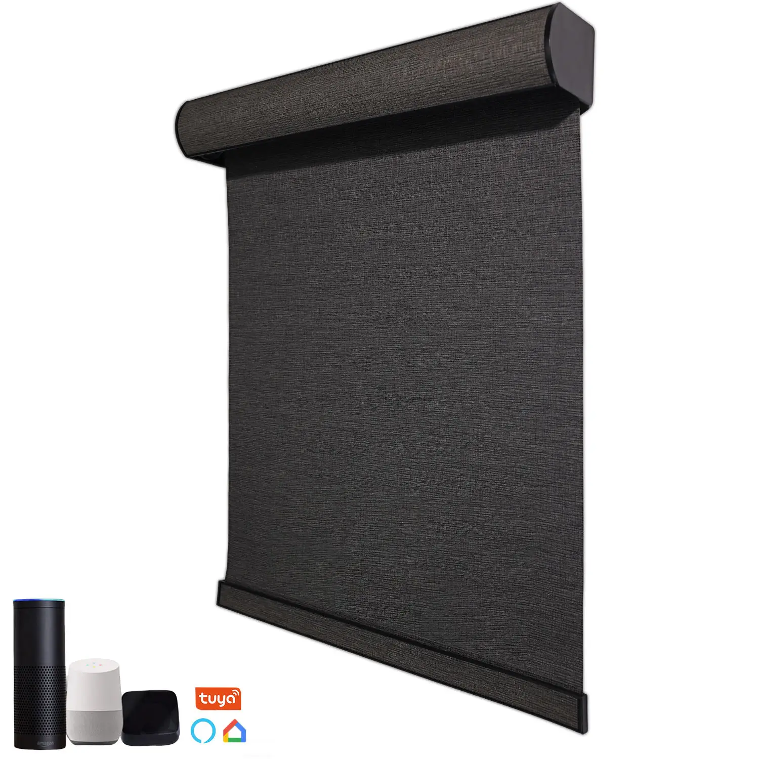 2026 Hot Selling Smart Zigbee Roller Blind Custom Size Blackout Blinds WiFi Electric Motorized Shade Tuya App Control For Window