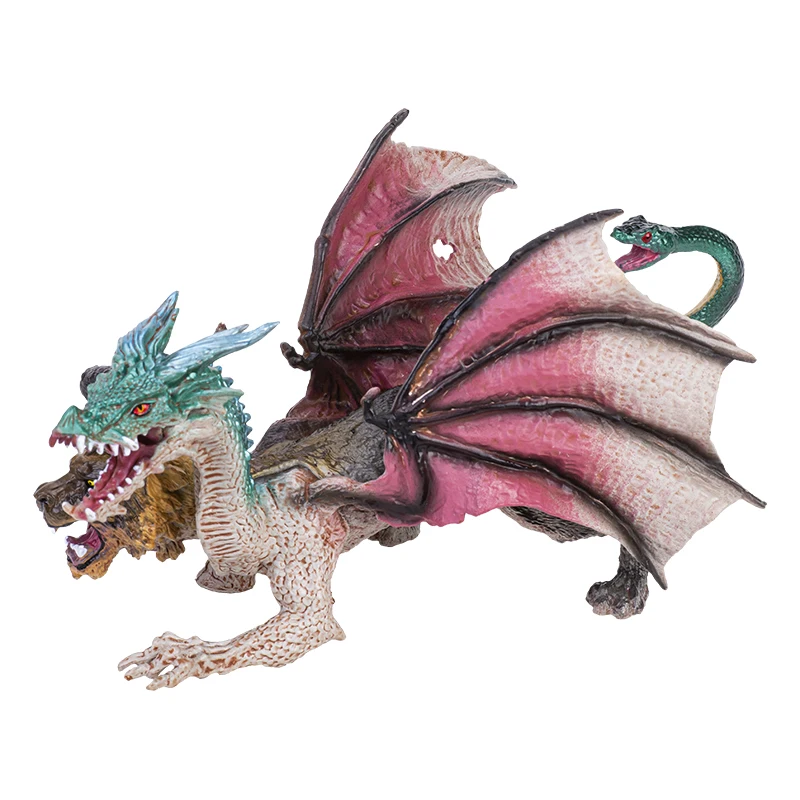 Original wilde Gold Magie Drachen Modell Tier Mythologie Tier simuliert Monster Action figur Warcraft Kinder Sammlung Spielzeug Geschenk – Detail 5