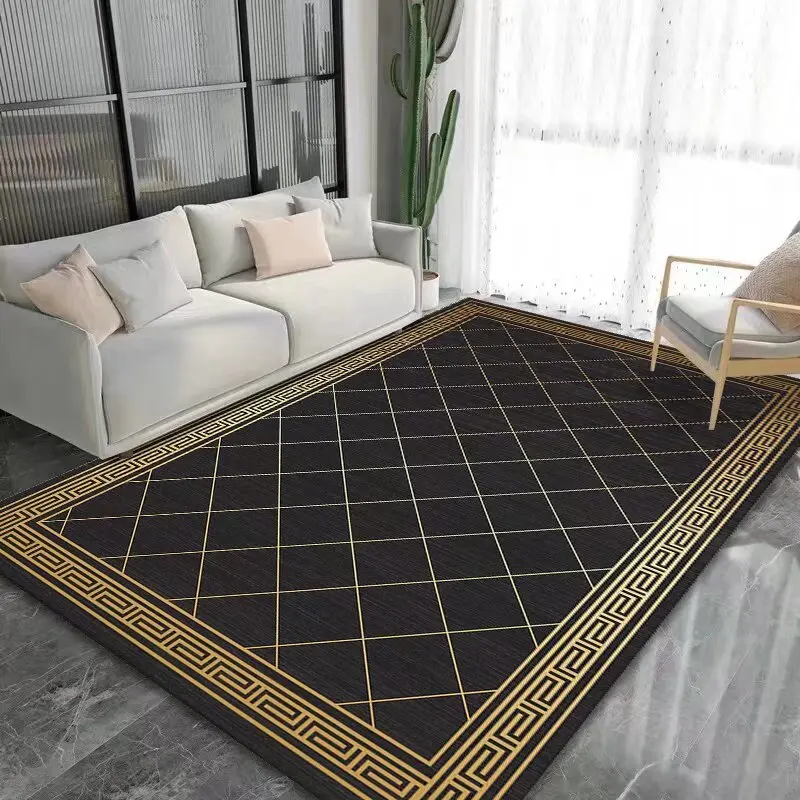 

Nordic Ins Style Light Luxury Carpets Living Room Sofa Big Size Area Rugs Soft Cloakroom Lounge Thickened Mat Customizable