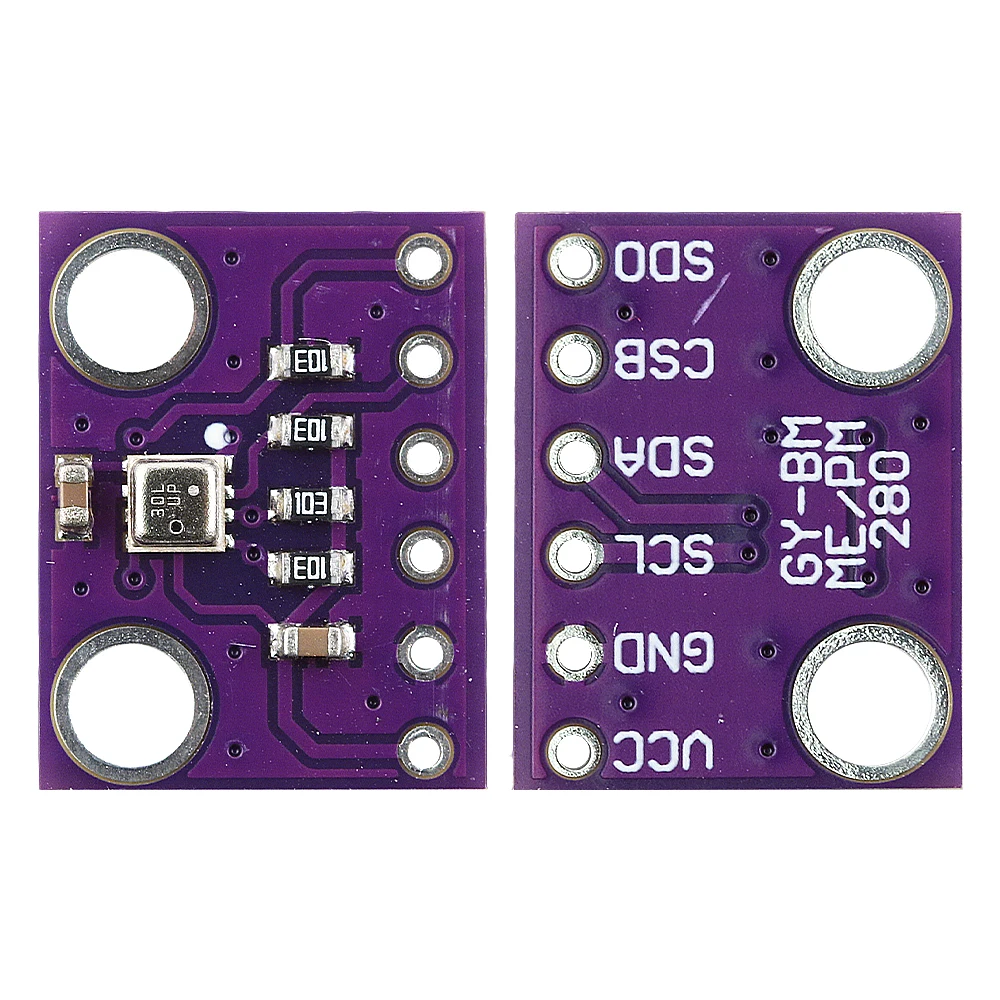 Temperature Air Pressure Sensor BME280 GY BMP280 5V I2C SPI 1.8-5V GY-BMP280-3.3V Barometric Digital Sensors Module for Arduino