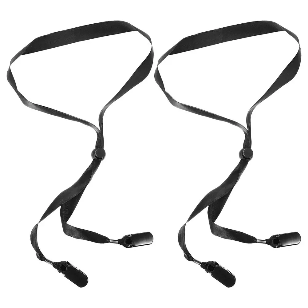 

2Pcs Antiwear Hat Rope Windproof Sun Hat Strap Adjustable Chin Cord for Outdoor Enthusiasts Windproof Rope Belt