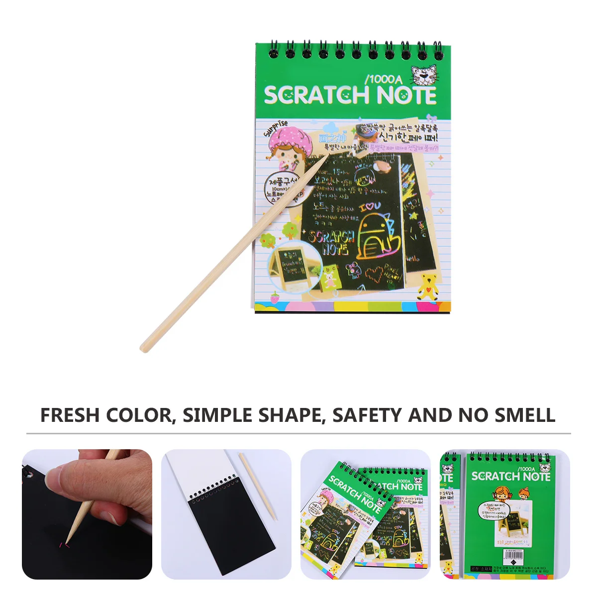 6 juegos de bloc de notas para garabatos para niños, regalo educativo de dibujo DIY no desordenado para niños, avión de viaje para niños