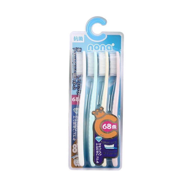 Japanese Toothbrush 4 Pack Extra Large Head Toothbrush Soft Bristles High Quality Teeth Soft