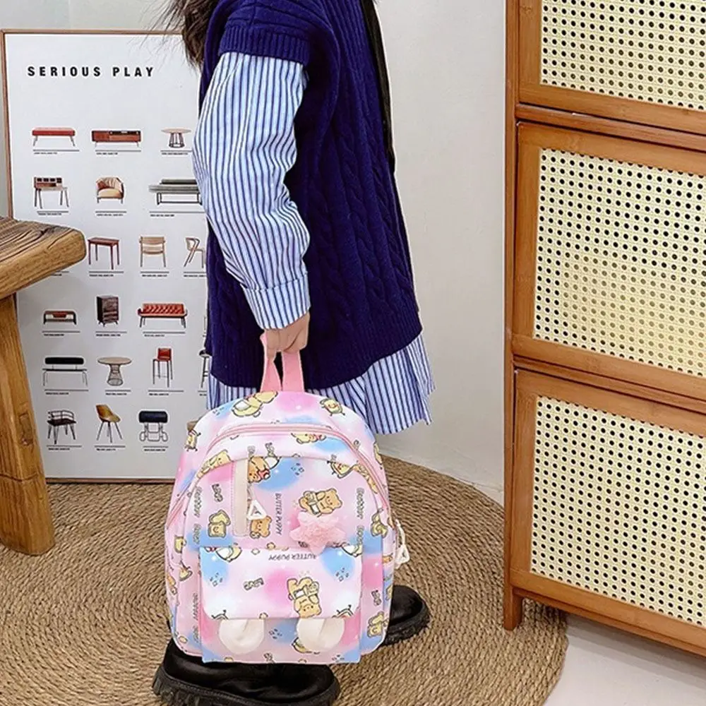 Cartoon Nylon Schultaschen Bär Große Kapazität Rucksack Kinder Rucksack Jungen/Mädchen