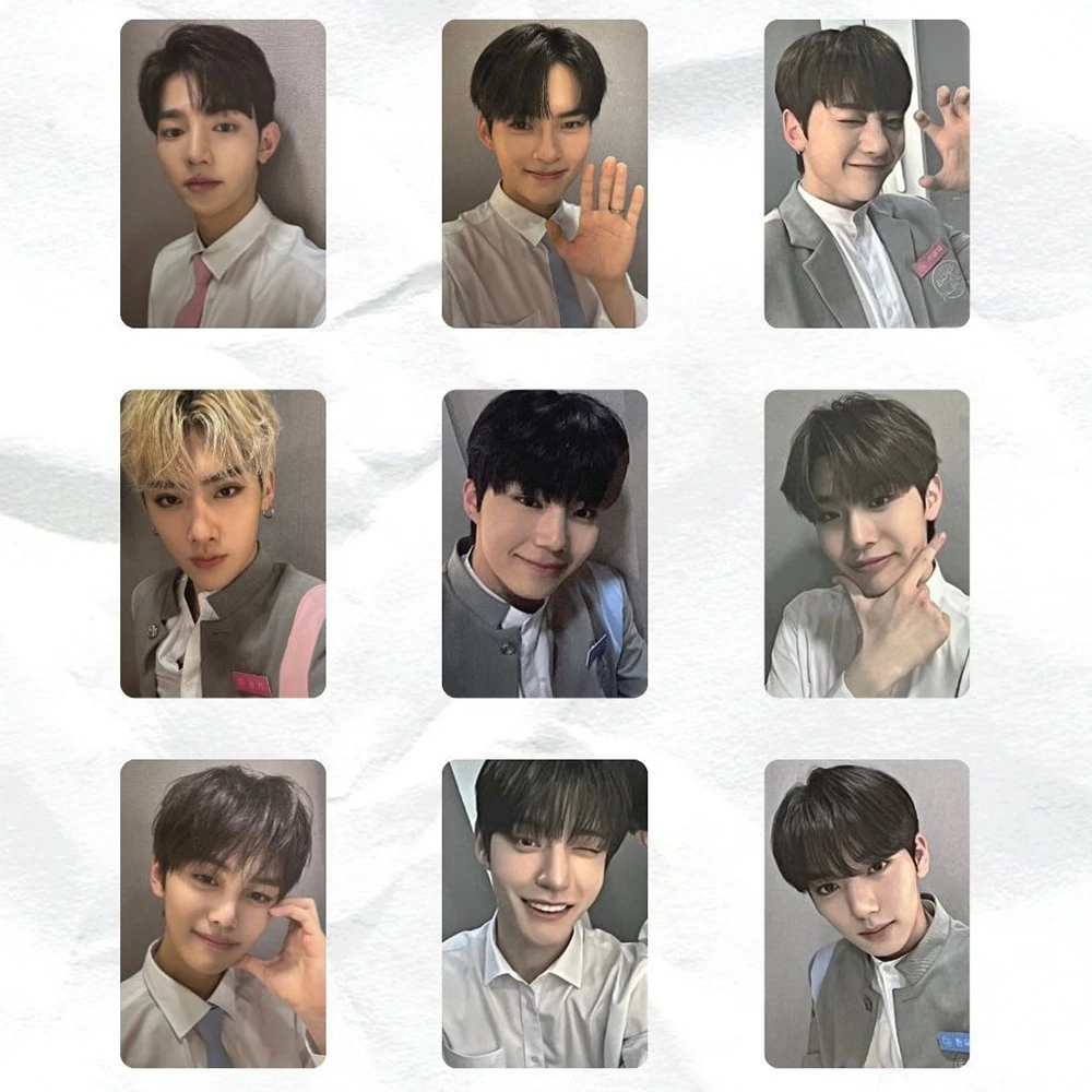 

9Pcs/Set KPOP ZEROBASEONE Photocards BOYS PLANET ZB1 Postcards Hanbin WooHyun ZHANGHAO GYUVIN LOMO Cards Fans Collection Gift