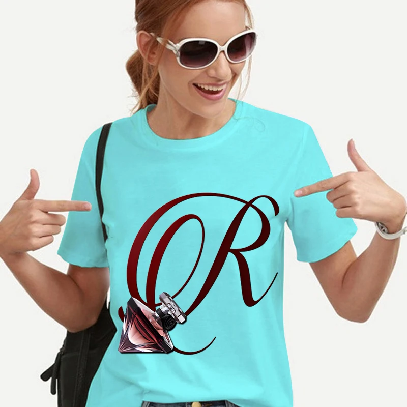 Regalo para amantes del perfume Faionable Harajuku camisetas largas Sve Slim Fit juvenil Sle para mujeres